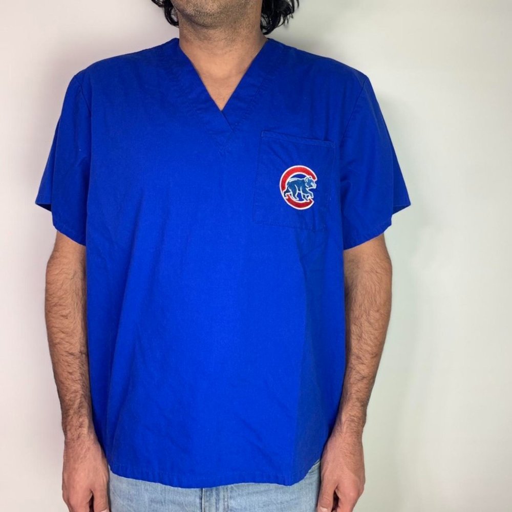 Cubs Scrub Top